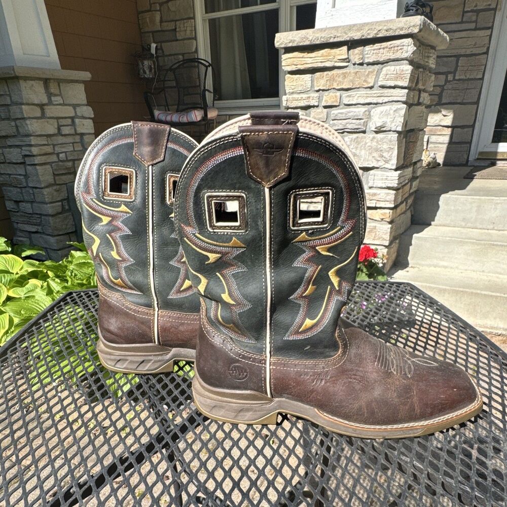 Double-H DH5356 Brown Composite Toe EH Work Boots Size 12 2E ASTM F2413-18